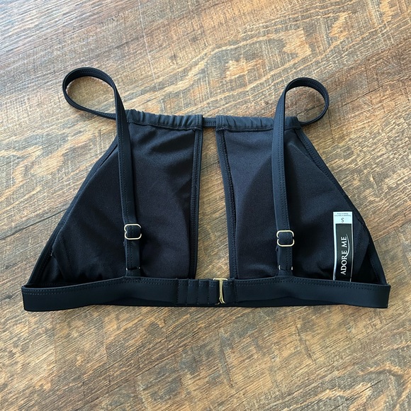 Adore Me Dallys Black High Neck Swim Top - Picture 4 of 6